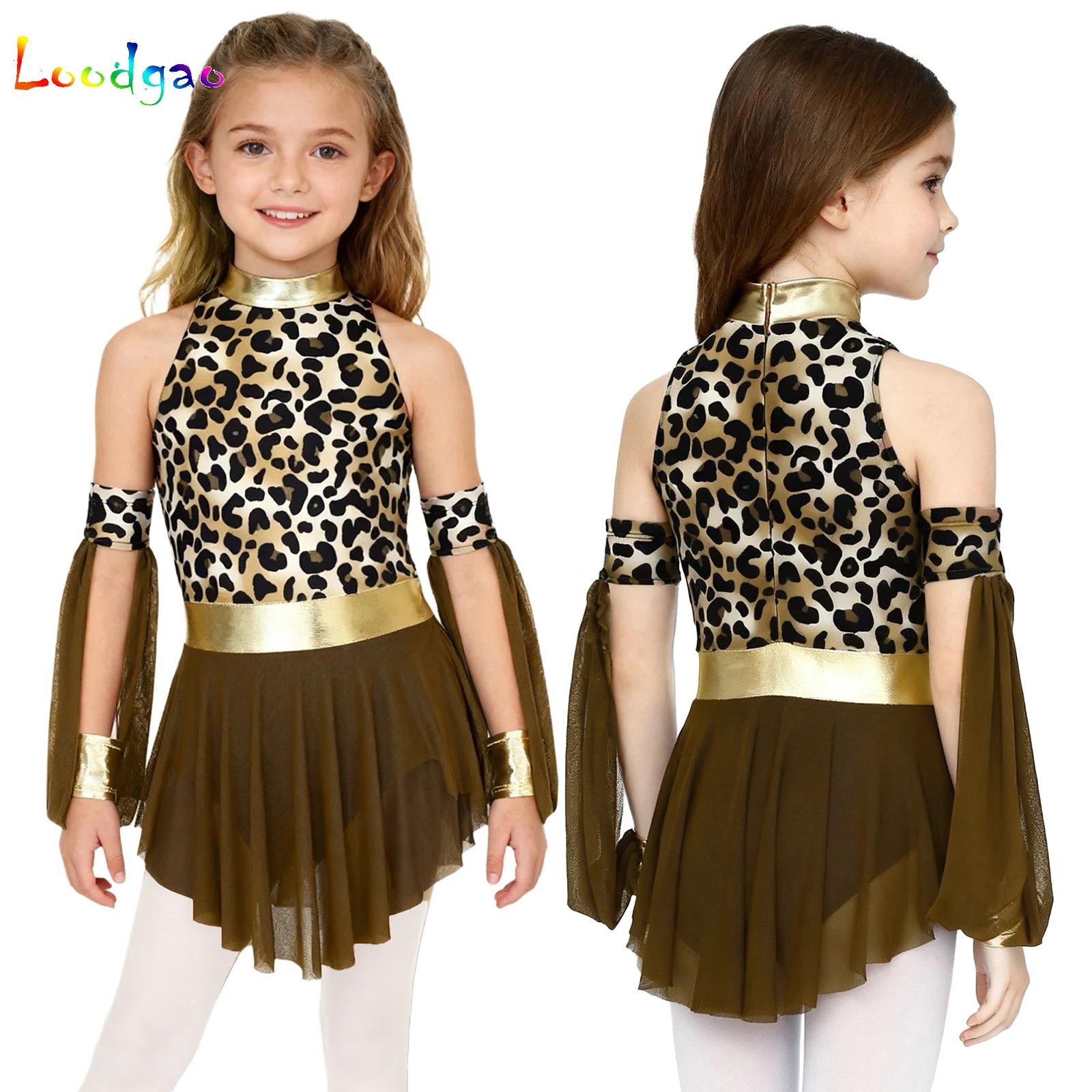 Summer Clothing Girls - Детский леопардовый дикий пещерный костюм Croods,