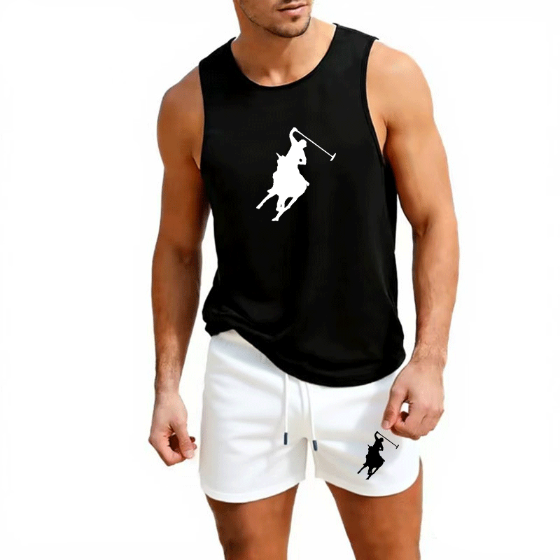 Summer Clothing Sets - Мужской летний комплект из жилетки и