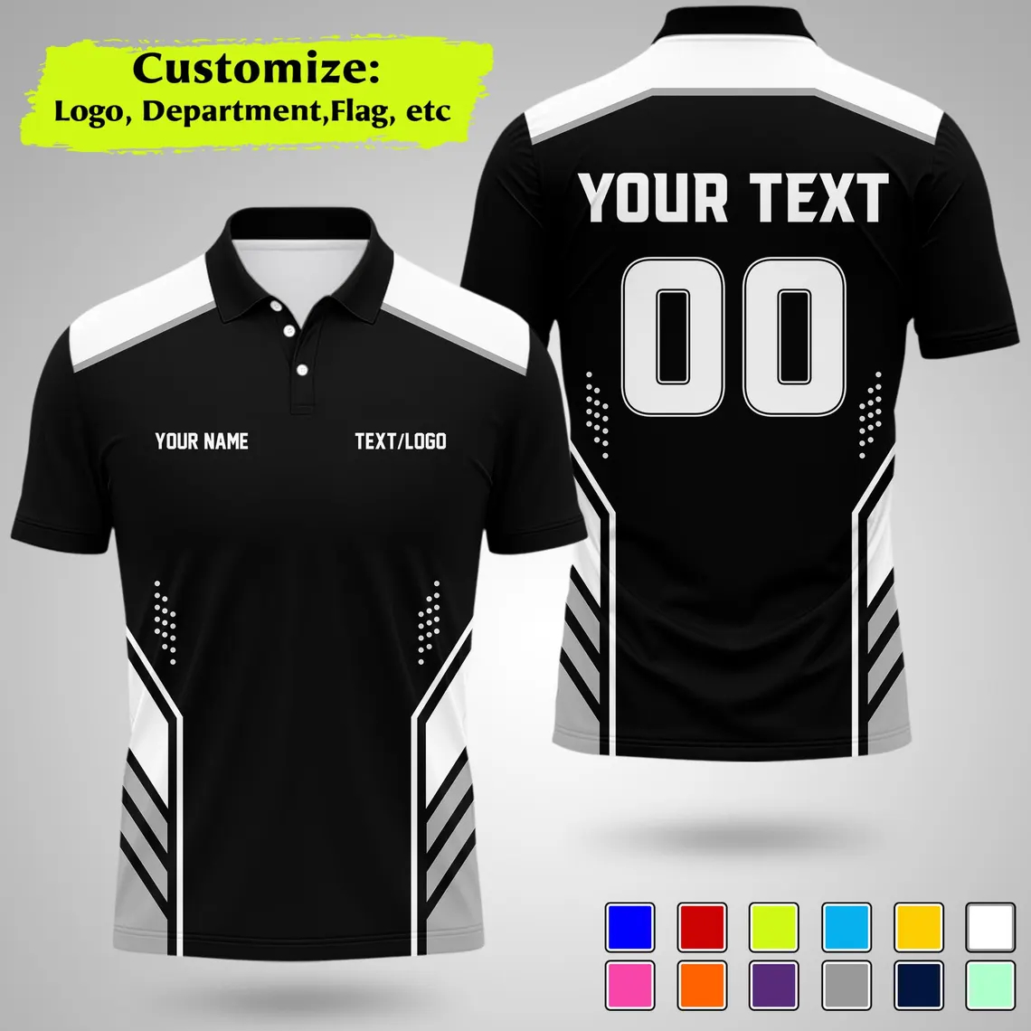 Summer Clothing Name - Новая персонализированная футболка-поло для команды с