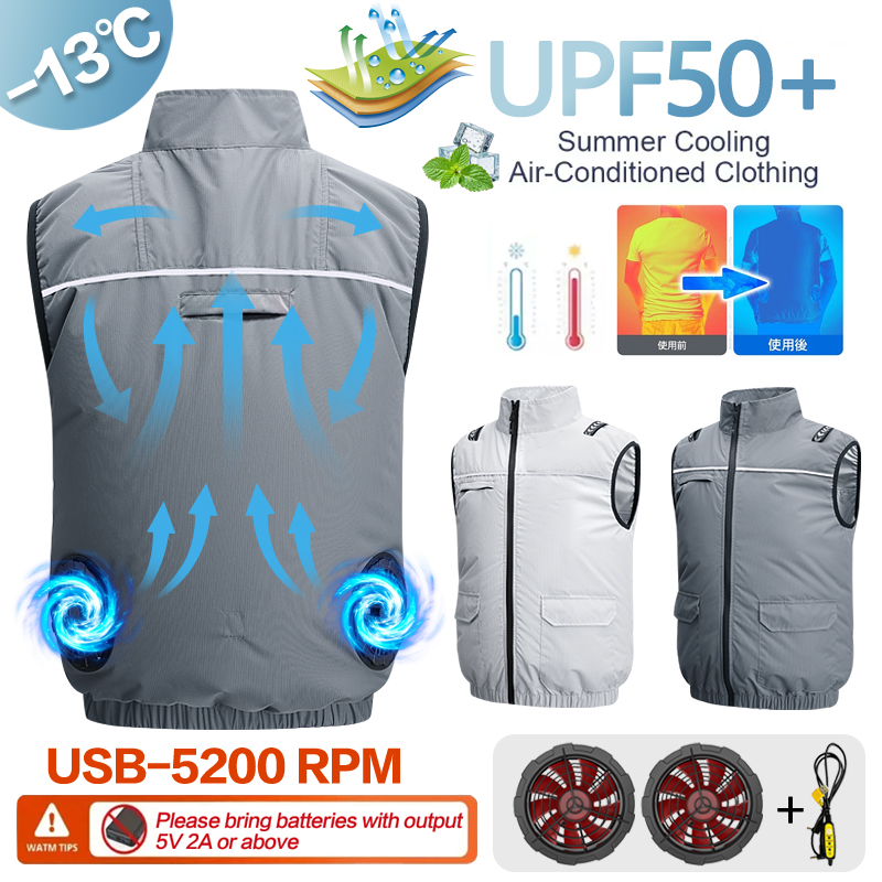 Yours Clothing Summer Jackets - Летняя охлаждающая одежда с вентилятором для