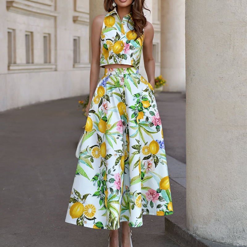 Summer Clothing Girls - Женский модный комплект из 2 предметов: