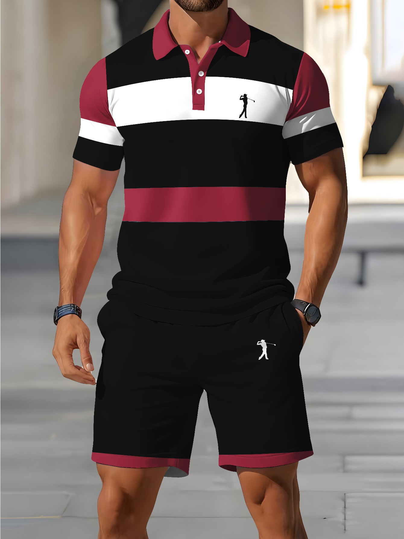 Summer Clothing Design - Летний мужской комплект поло 2026 года
