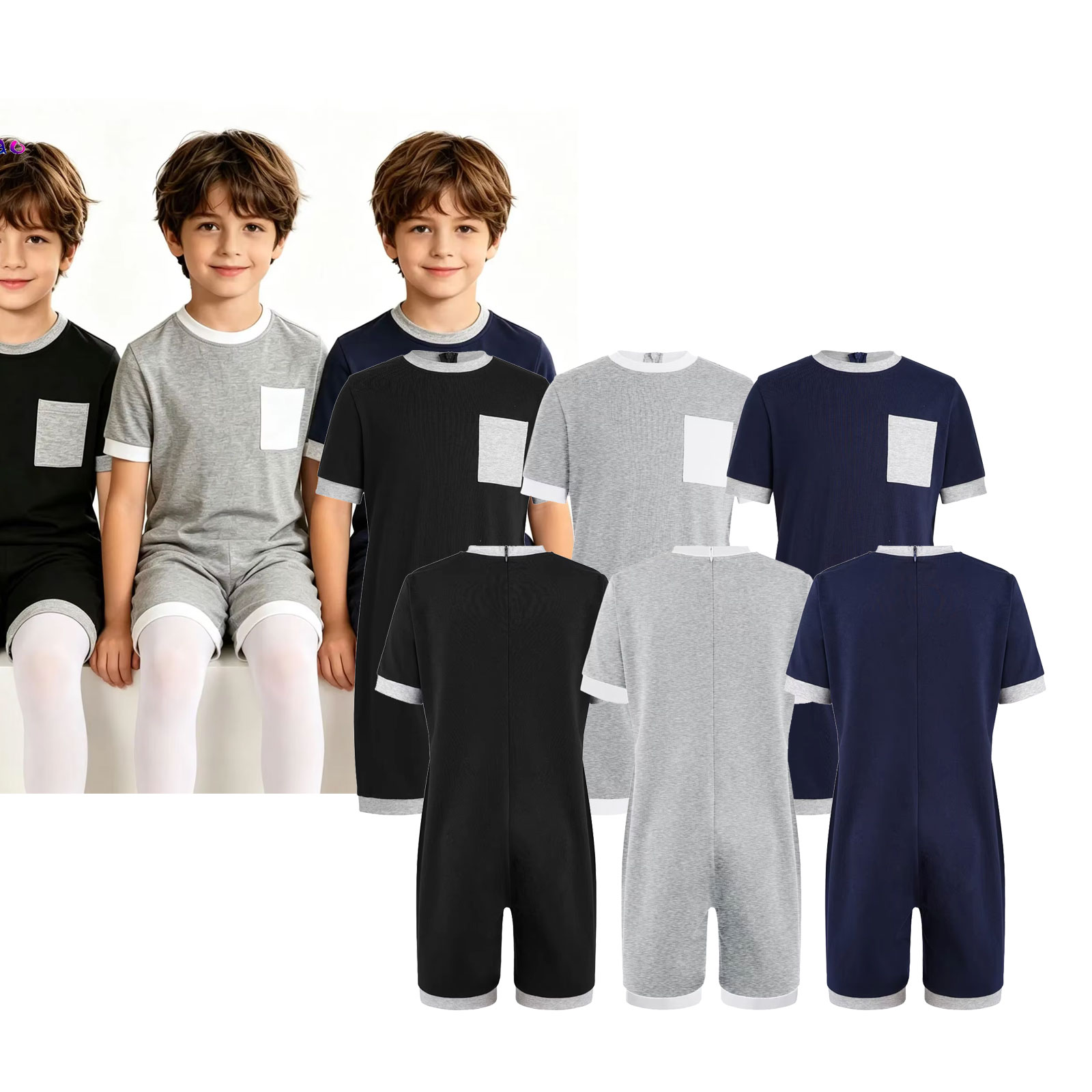 Summer Clothing Boys - Комплект из 3 предметов: детская адаптивная