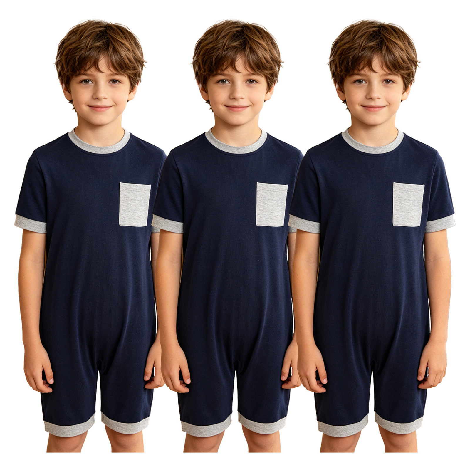 Комплект из 3-х детских комбин – обзор и цена Summer Clothing Boys