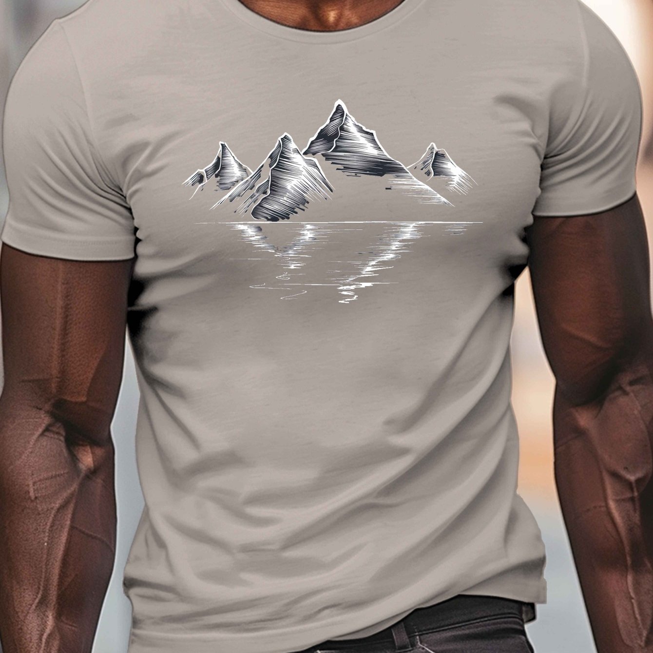Мужская повседневная футболка  – обзор и цена Summer Clothing Range