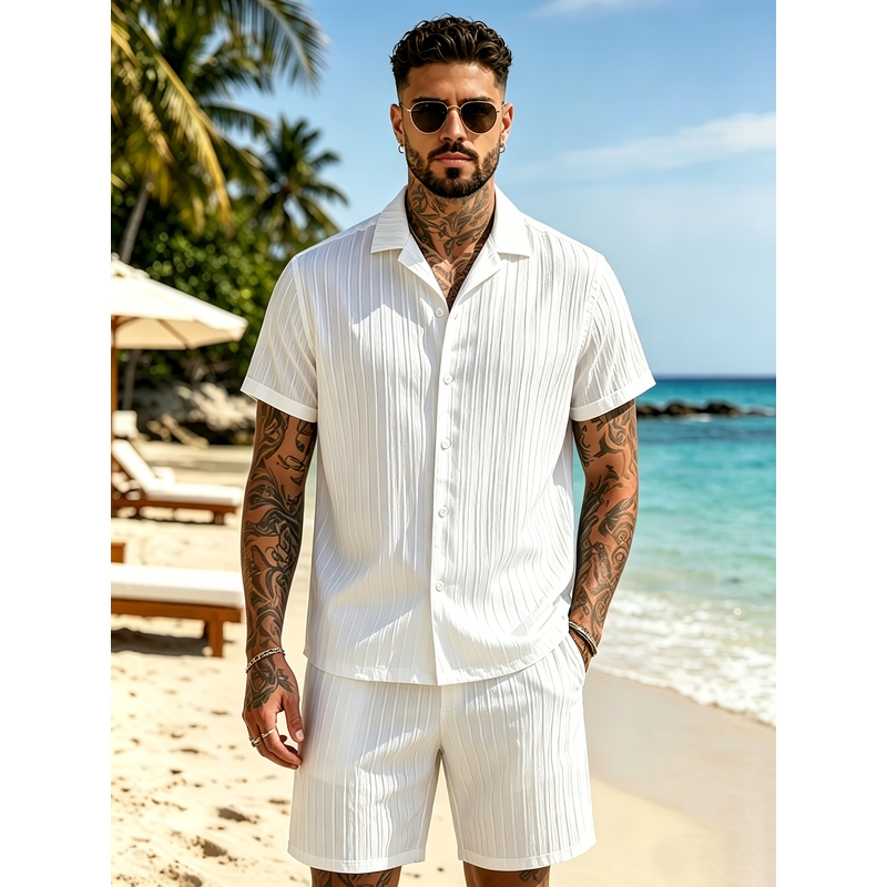 Мужской летний повседневный ко – обзор и цена Summer Clothing Sets