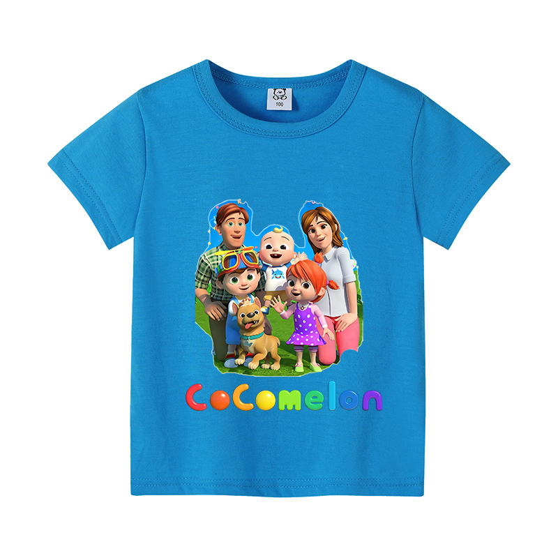 Детские футболки Cocomelons, х – обзор и цена Summer Clothing Boys